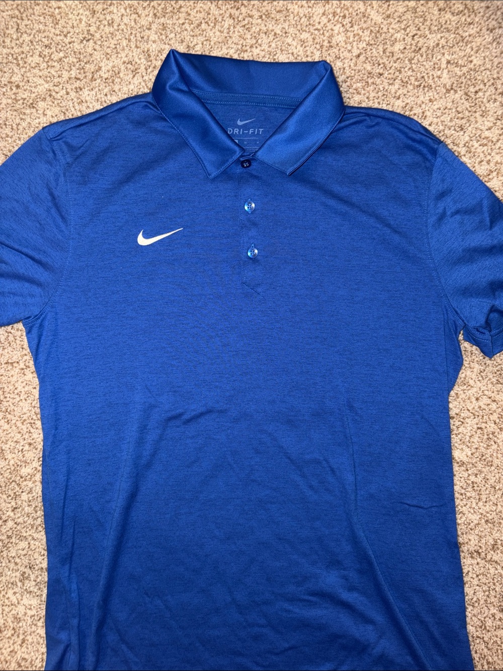 Nike Men's Royal Blue Dri-FIT Polo